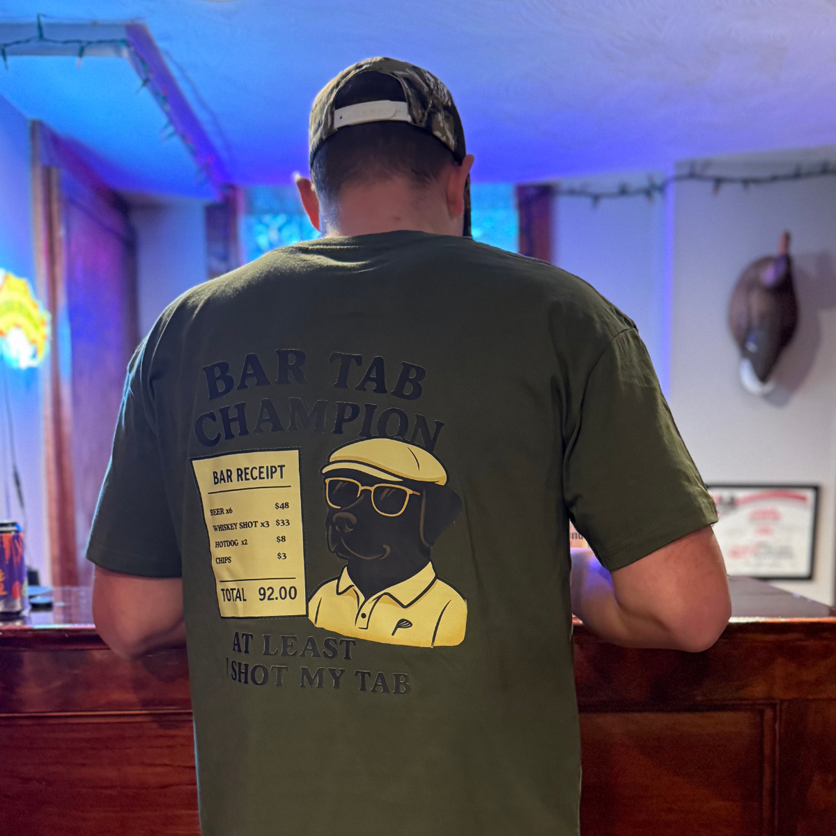Bar Tab Champion Tee